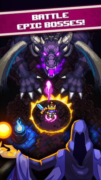 Dash Quest Heroes - Gameplay image of android game