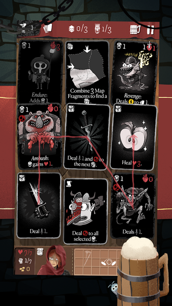 Card Crawl Adventure - Gameplay image of android game