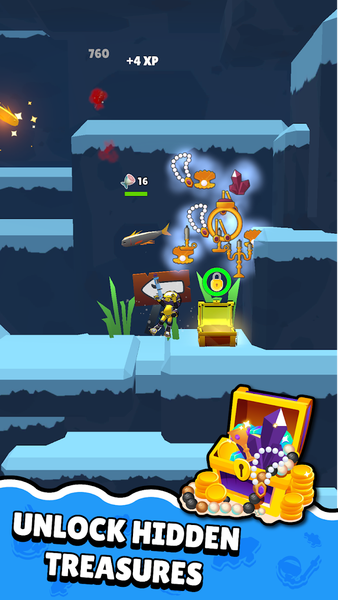 Dive & Fish - Gameplay image of android game