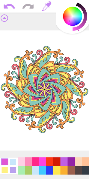 Mandala Coloring Book Game - عکس برنامه موبایلی اندروید