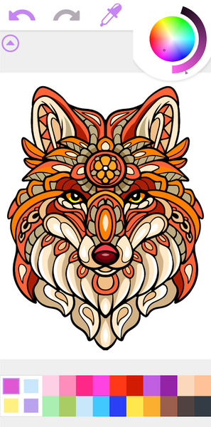 Mandala Coloring Book Game - Image screenshot of android app