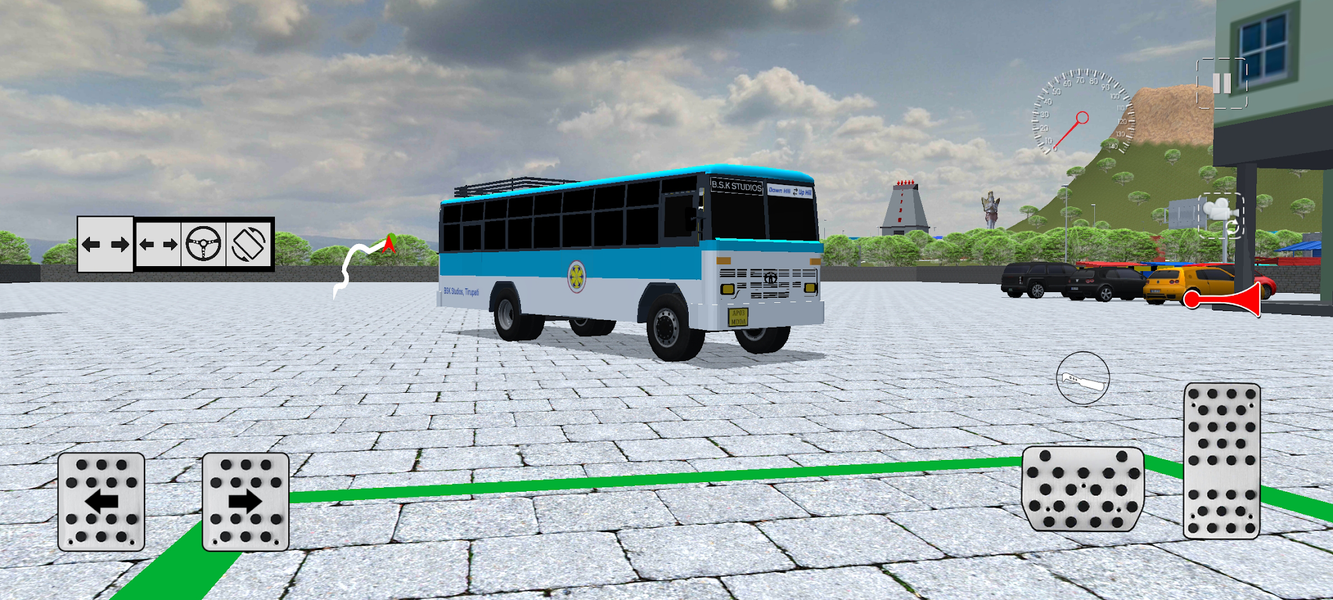 Temple Bus Driver - Simulation - عکس بازی موبایلی اندروید