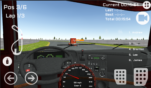 Truck Racer Driving ۲۰۲۰ - عکس بازی موبایلی اندروید