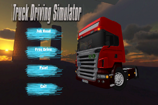 Real Truck Driving Simulator - Gameplay image of android game