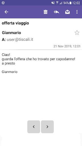 Tiscali Mail - Image screenshot of android app