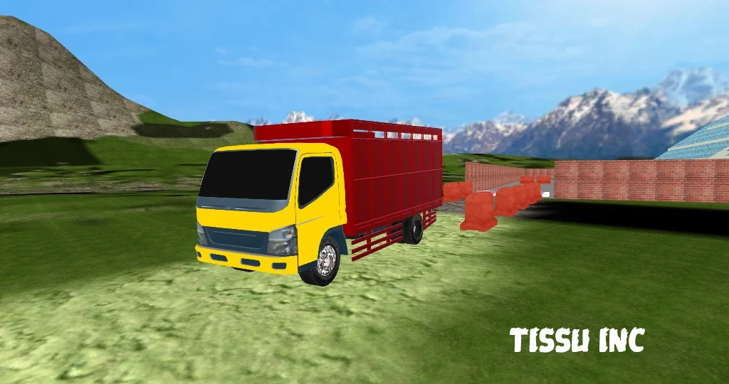 Truck Canter Offroad Simulator - Gameplay image of android game