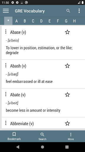 GRE Vocabulary - Image screenshot of android app