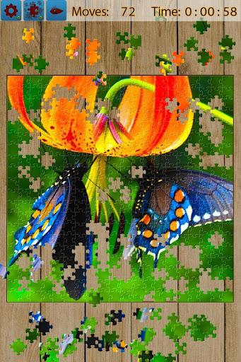 Butterfly Jigsaw Puzzles - Gameplay image of android game