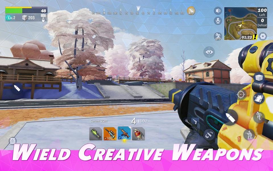 Creative Destruction - Gameplay image of android game