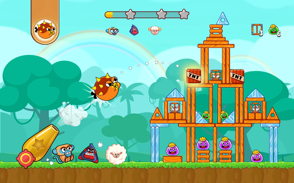 Jungle Squad: Cannon Shooter - عکس بازی موبایلی اندروید