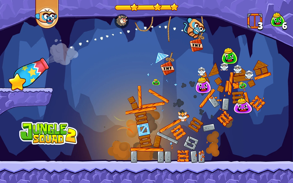 Jungle Squad: Cannon Shooter - عکس بازی موبایلی اندروید