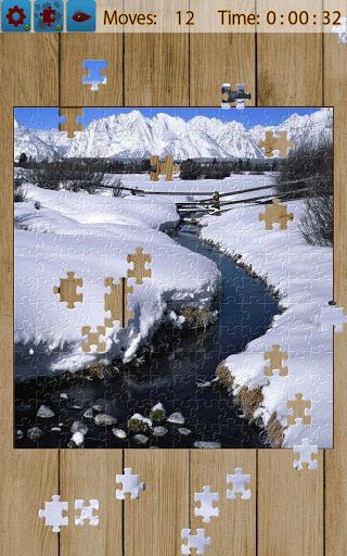 Snow Landscape Jigsaw Puzzles - عکس بازی موبایلی اندروید