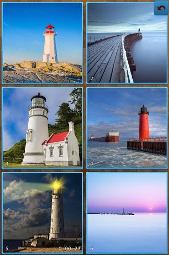 Lighthouse Jigsaw Puzzles - Gameplay image of android game