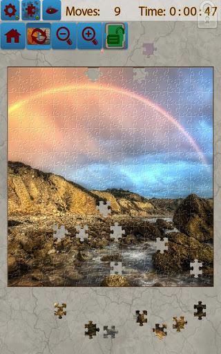 Rainbow Jigsaw Puzzle - Gameplay image of android game