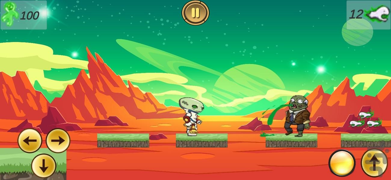 بیگانگان و زامبی ها - عکس بازی موبایلی اندروید