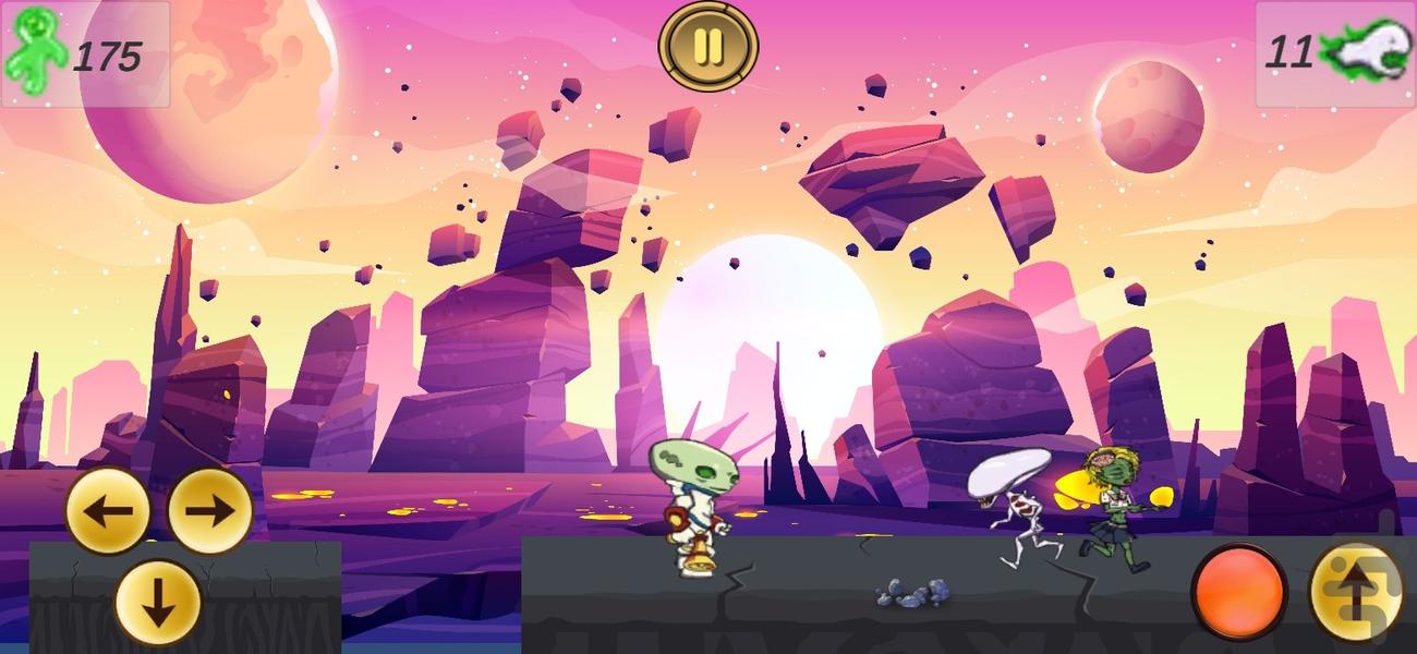 بیگانگان و زامبی ها - عکس بازی موبایلی اندروید