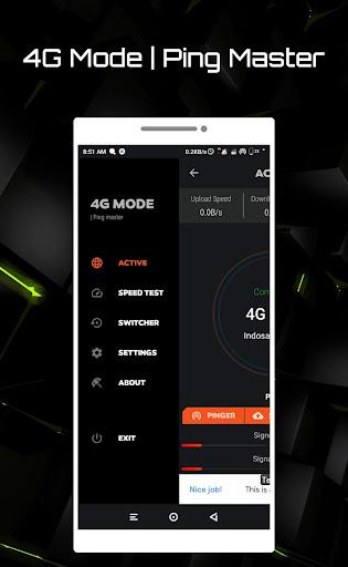 4G Mode | Ping Master - عکس برنامه موبایلی اندروید