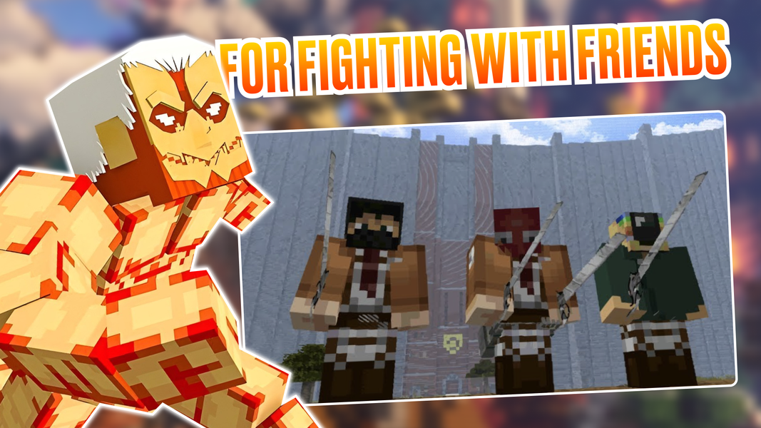 Attack on Titans: AOT in MCPE - عکس برنامه موبایلی اندروید