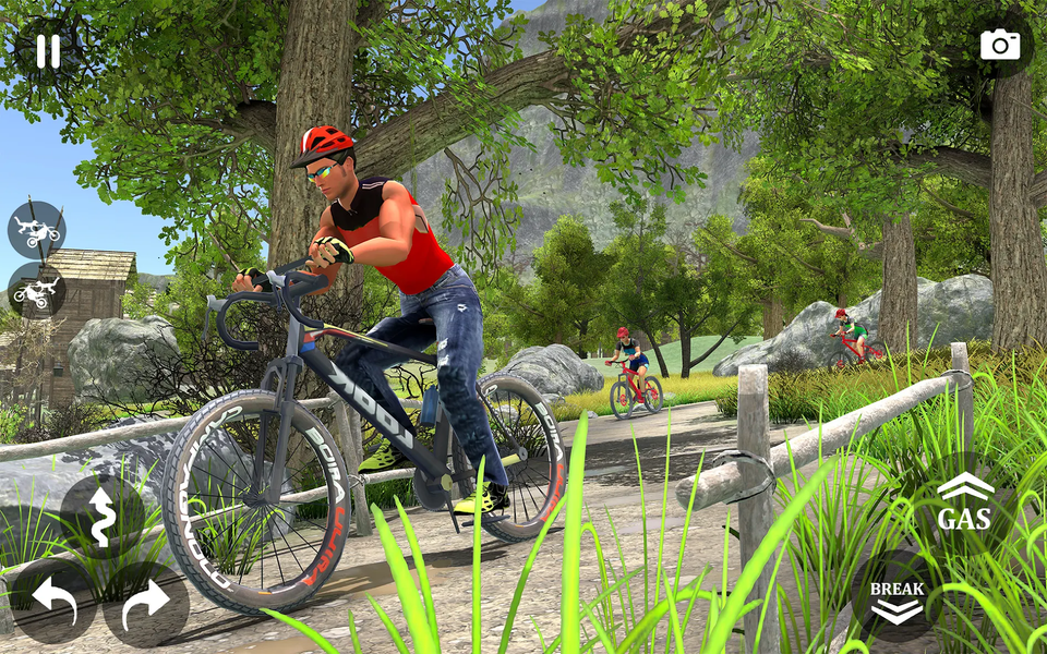 Mountain Bike BMX Cycle Games - Gameplay image of android game