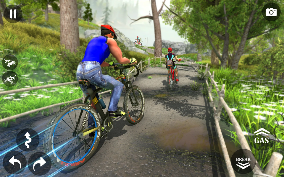 Mountain Bike BMX Cycle Games - Gameplay image of android game