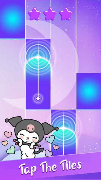 Kuromi and Melody Piano Game - Gameplay image of android game