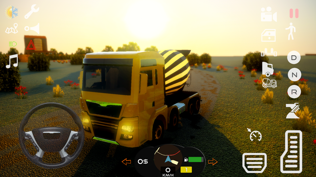 Real Mix Truck Simulator 2024 - Gameplay image of android game