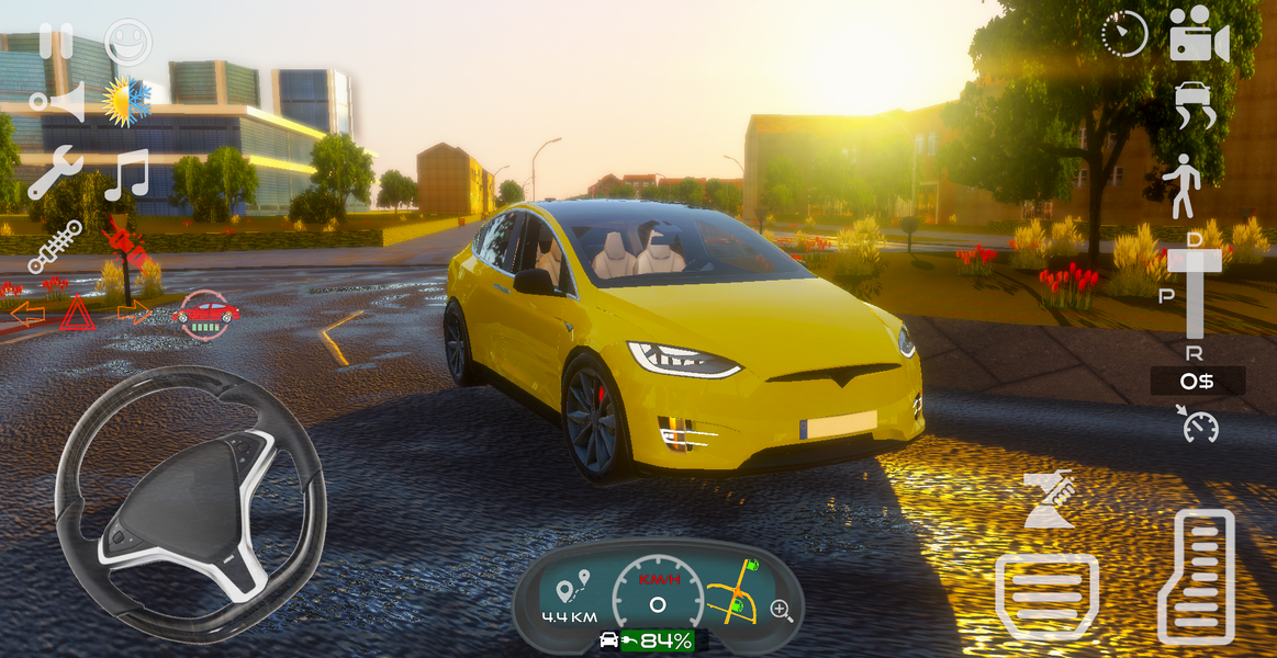 Electric Car Simulator Real 3D - عکس بازی موبایلی اندروید