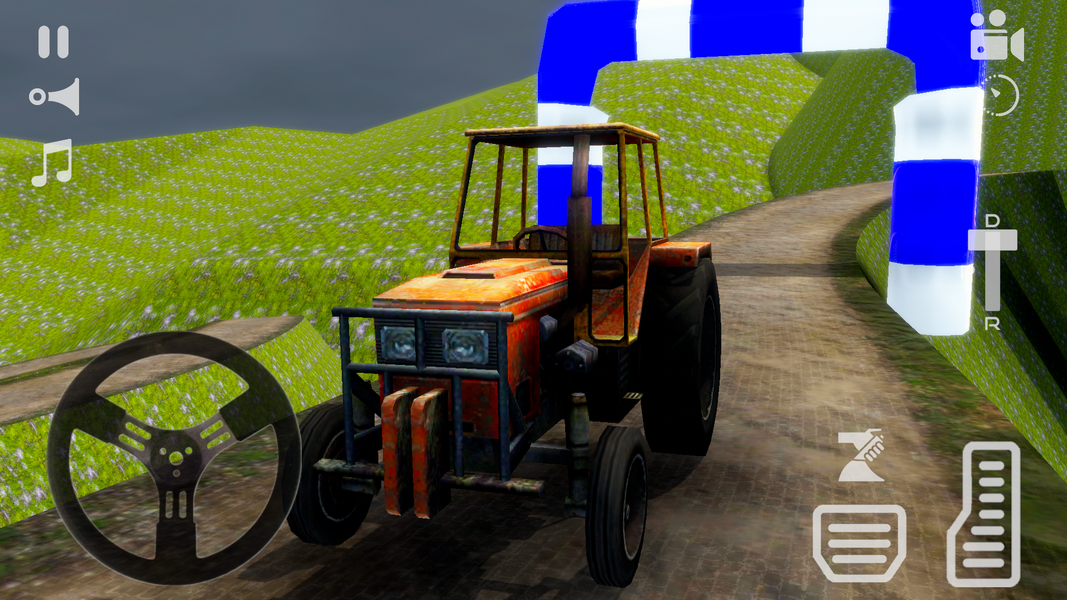 Tractor Driving - Tractor Game - Gameplay image of android game