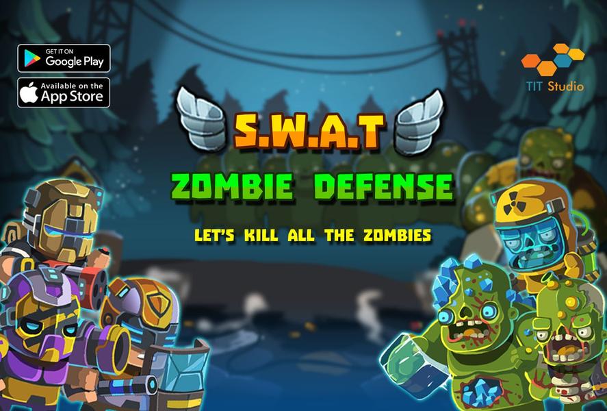 SWAT: Zombie Defense - Gameplay image of android game