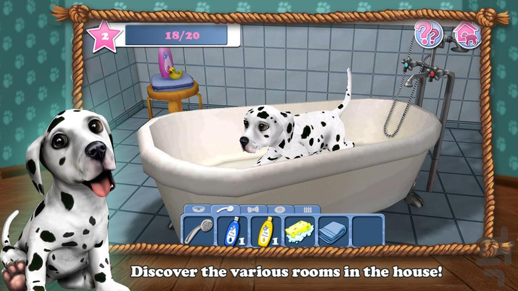DogWorld 3D: My Puppy - Gameplay image of android game