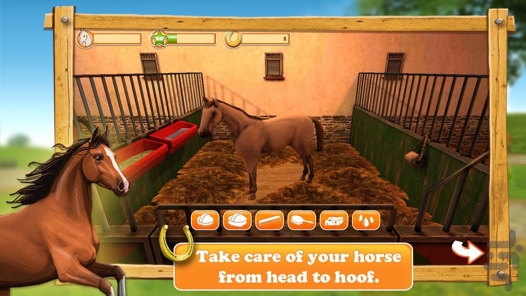 HorseWorld 3D: My Riding Horse - Gameplay image of android game