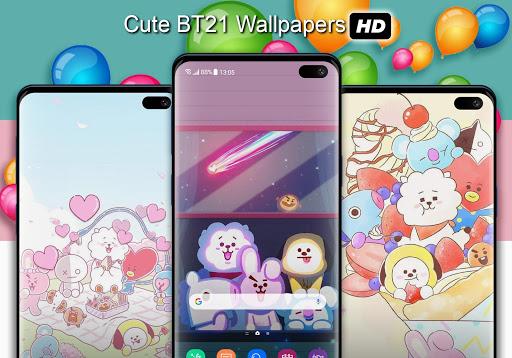 Cute BT21 Wallpapers HD - Image screenshot of android app