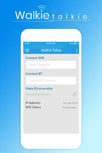 WiFi Walkie Talkie - Two Way Walkie Talkie - Image screenshot of android app