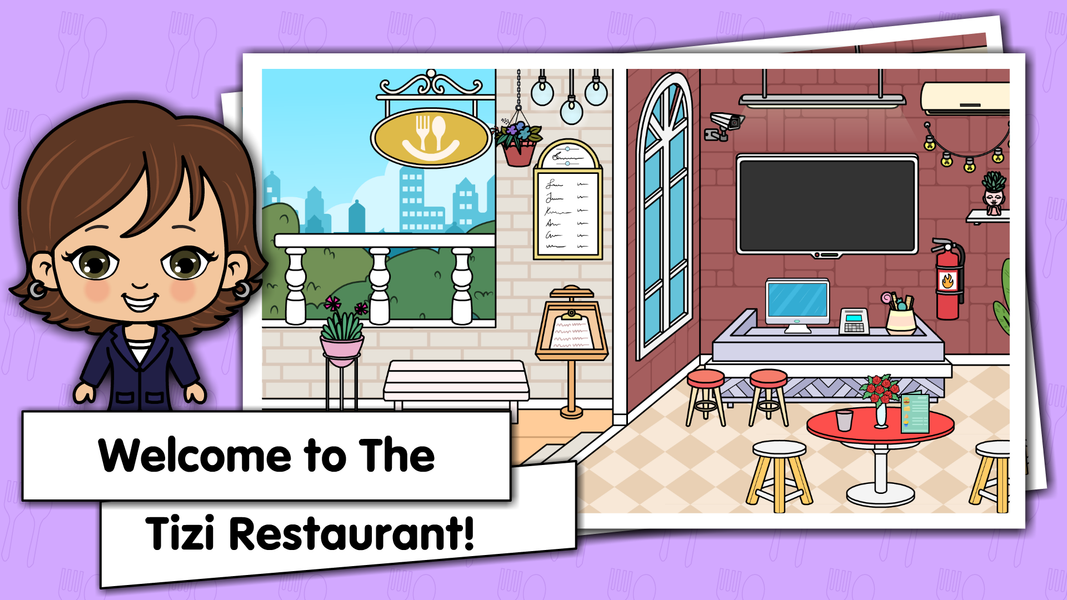 Tizi Town: My Restaurant Games - عکس برنامه موبایلی اندروید