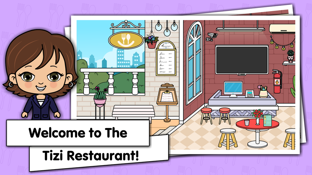 Tizi Town: My Restaurant Games - Image screenshot of android app
