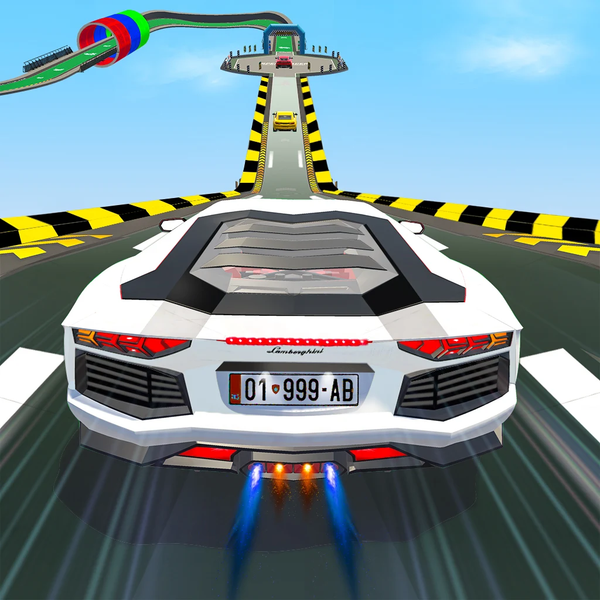 Mega Ramp Car Racing Car Games - Gameplay image of android game