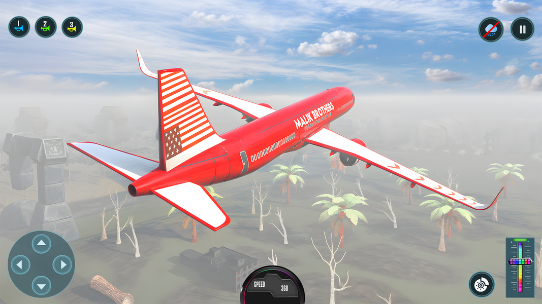 Airplane Simulator Games ۳d - عکس بازی موبایلی اندروید