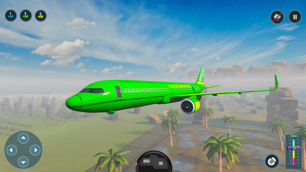 Airplane Simulator Games ۳d - عکس بازی موبایلی اندروید