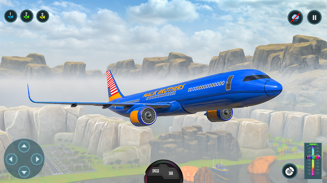 Airplane Simulator Games 3d - Gameplay image of android game