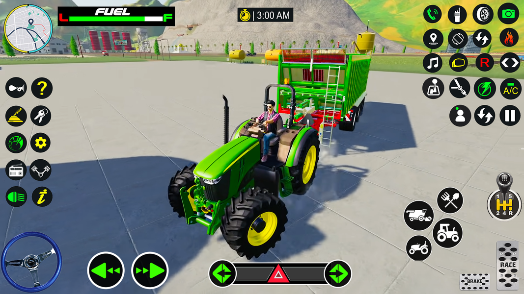 Farm Tractor Simulator Game 3D - عکس بازی موبایلی اندروید