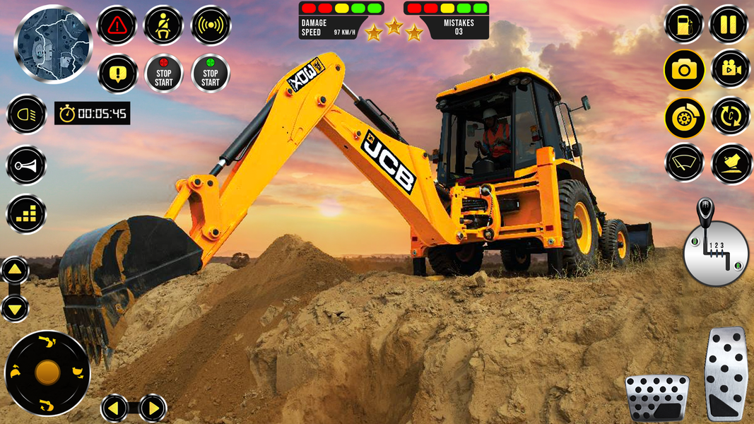 JCB Excavator Construction 3D - عکس بازی موبایلی اندروید