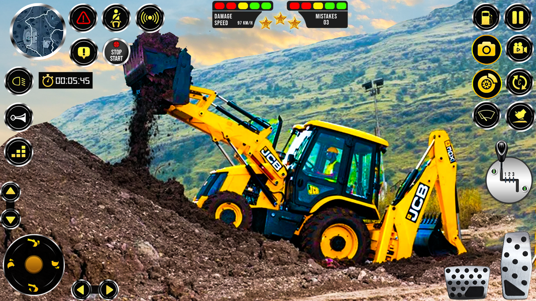 JCB Excavator Construction 3D - عکس بازی موبایلی اندروید