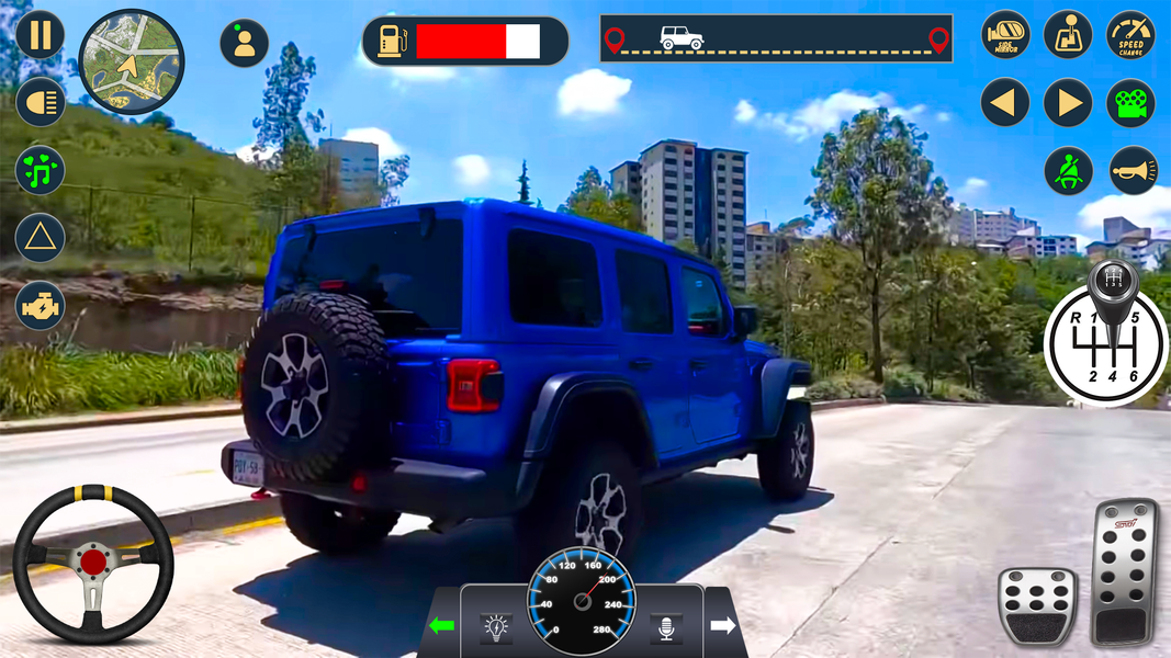 Offroad Jeep 4x4 Hill Climbing - Gameplay image of android game