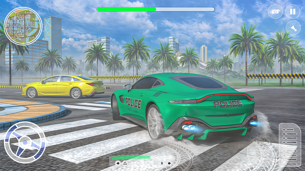 US Police Cop Car Simulator - عکس بازی موبایلی اندروید