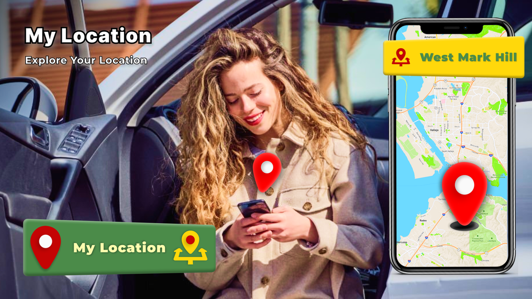 Voice GPS Map Navigation Route - عکس برنامه موبایلی اندروید