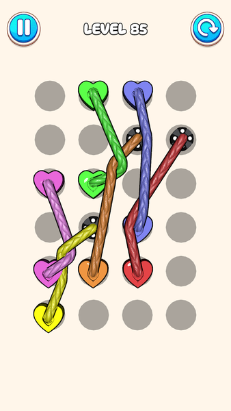 Rope Twisted Tangle Amaze - Gameplay image of android game