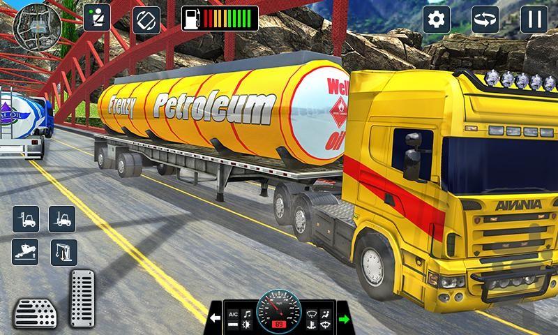 بازی جدید رانندگی تریلی - سوخت کش - Gameplay image of android game