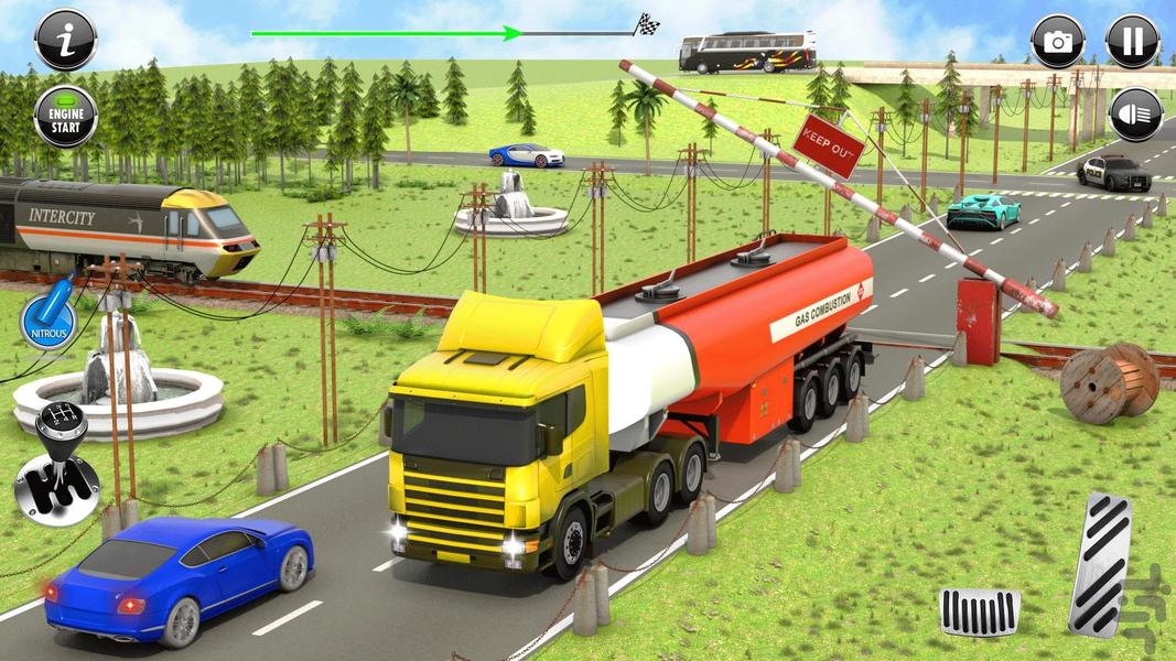بازی جدید رانندگی تریلی - سوخت کش - Gameplay image of android game