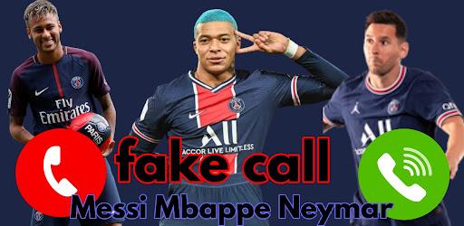 Messi Mbappe Neymar Fake Call - عکس برنامه موبایلی اندروید