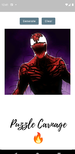 Venom 2 Red Carnage 3D Puzzle - Image screenshot of android app